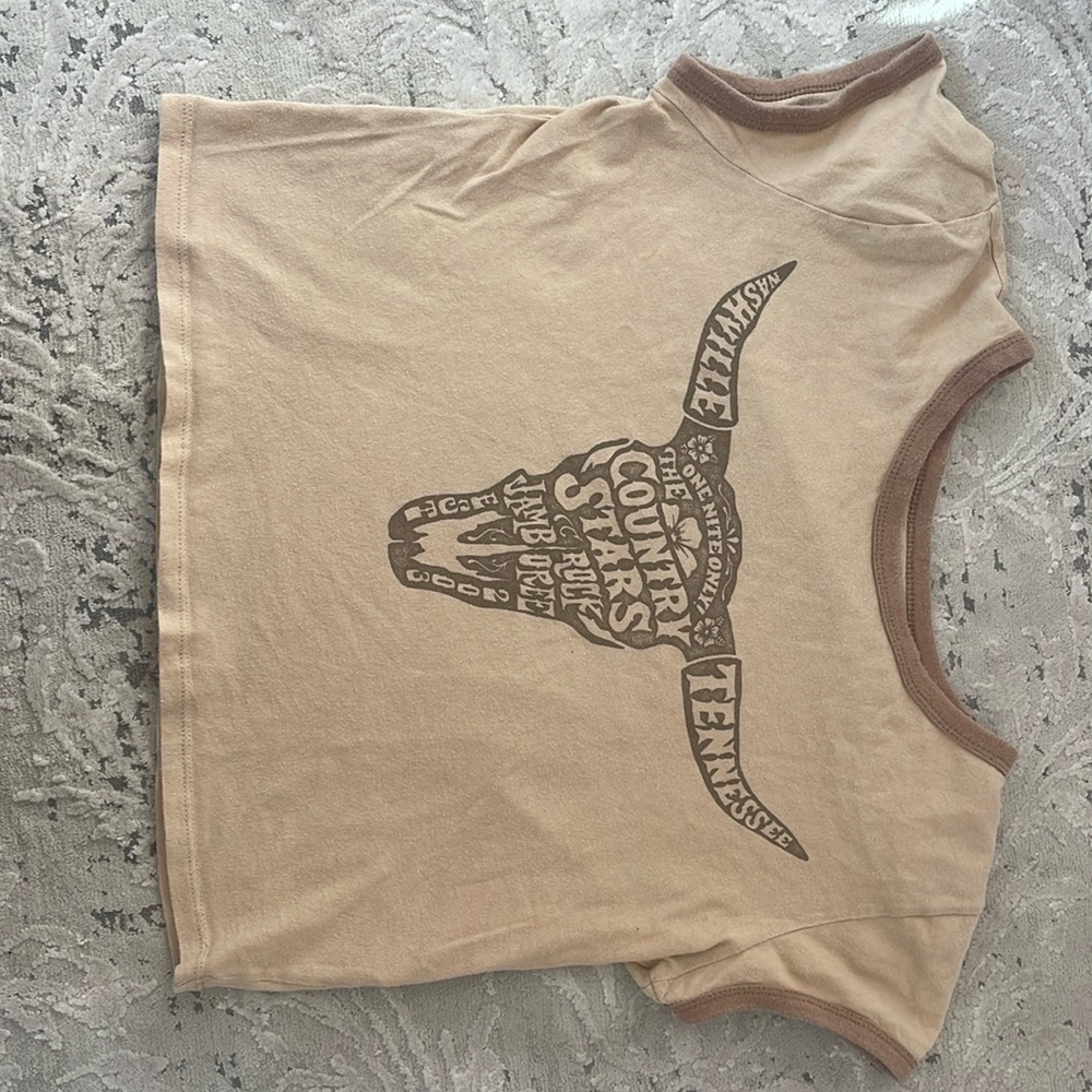 Hollister cropped tee
